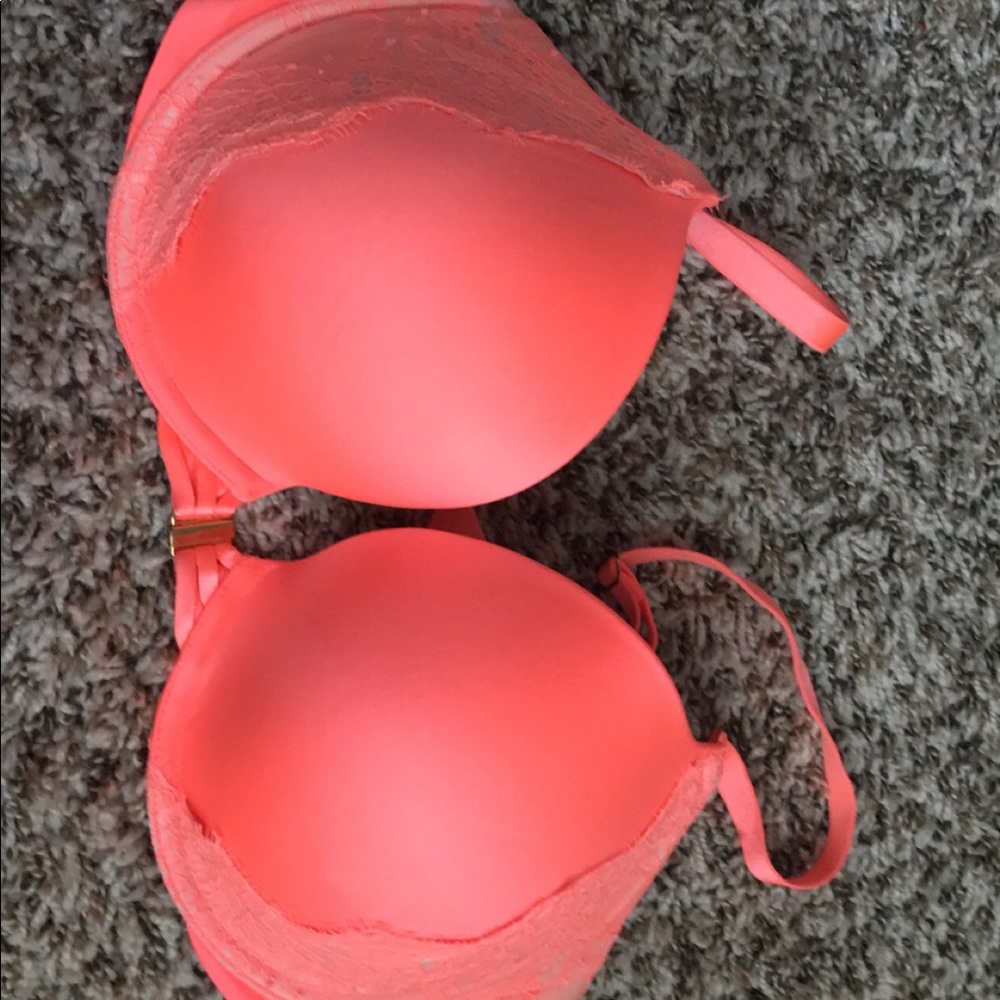 Bright orange Victoria Secrets Bra